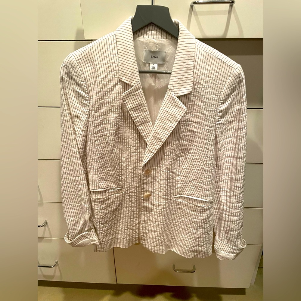 Seersucker Blazer Size 16